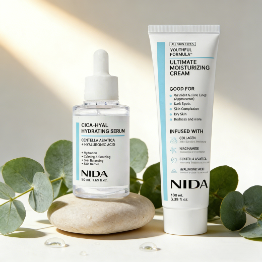 Luxury Skincare Products - NIDA Moisturizing Cream Natural Plant Extract