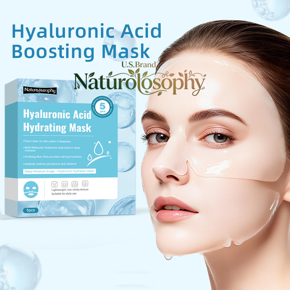 Luxury Skincare Shop - 5-Pack U.S. Brand (Naturolosophy) Hyaluronic Acid
