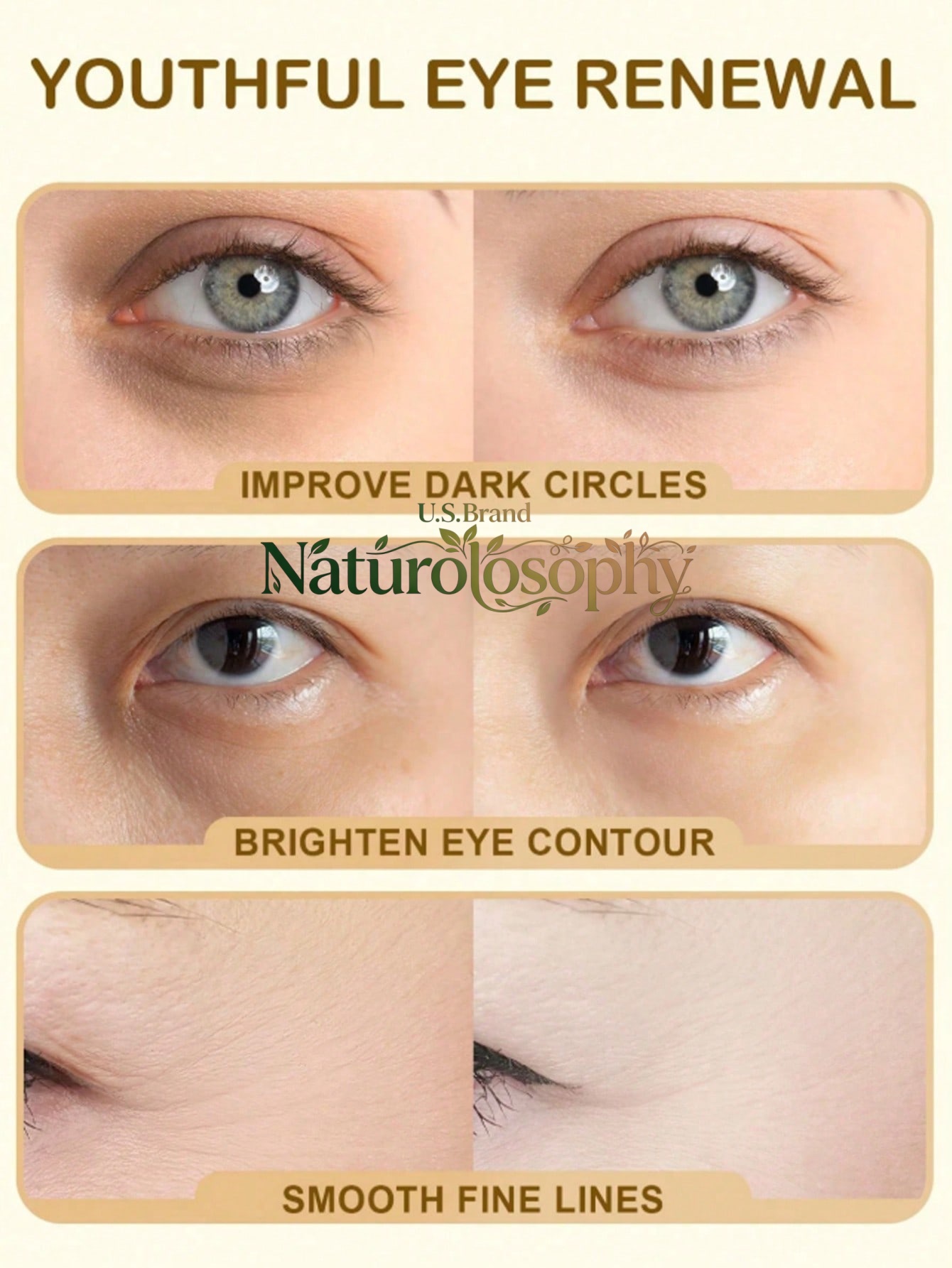 Naturolosophy 24K Gold Eye Pat - Luxury Skincare Shop のレビューと価格