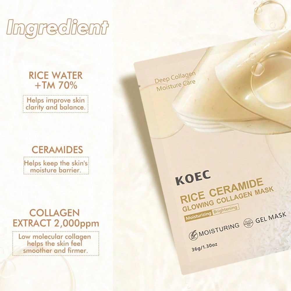 Rice 70 Glow Collagen Mask Ove - Luxury Skincare Gifts For Women のレビューと価格