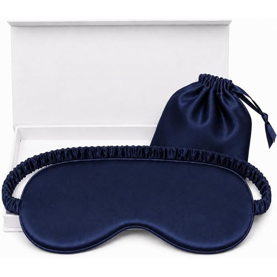 Silk Sleep Mask Light Blocking - Luxury Skincare Gifts For Women のレビューと価格