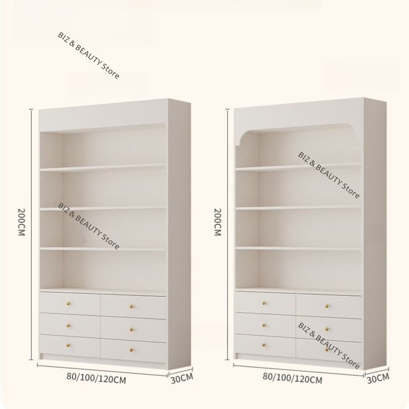 Cream Style Beauty Salon Displ - Luxury Skincare Shop のレビューと価格