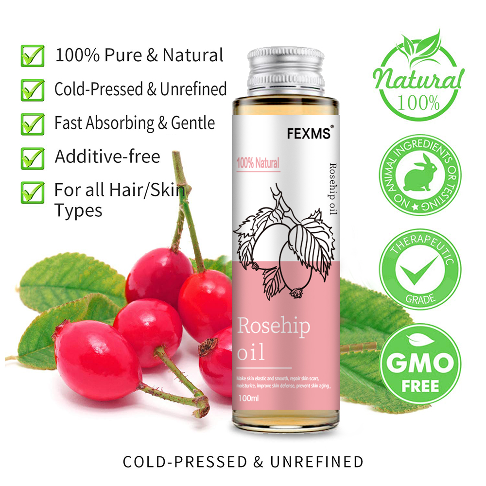 Rosehip Seed Oil, 100% Pure Or - Cold Pressed Rose Hip のレビューと価格