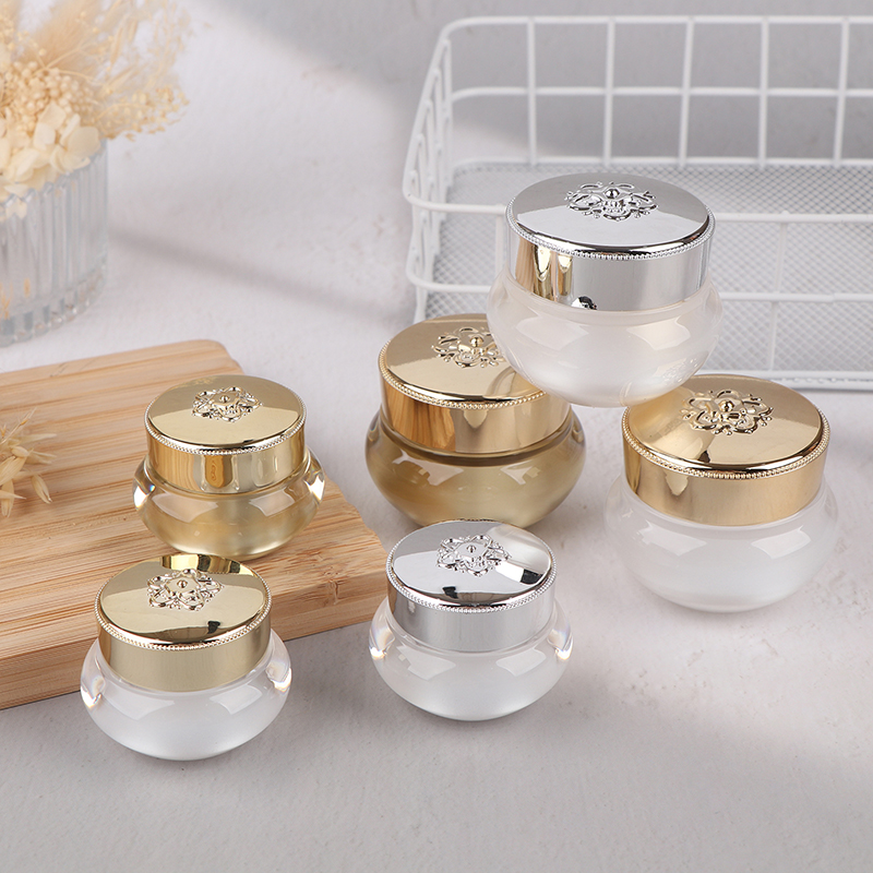 Acrylic Empty Travel Cream Jar - Luxury Skincare Makeup のレビューと価格