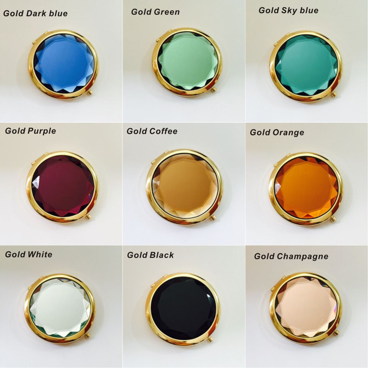 1Pc Luxury Crystal Makeup Mirr - Luxury Skincare Products のレビューと価格