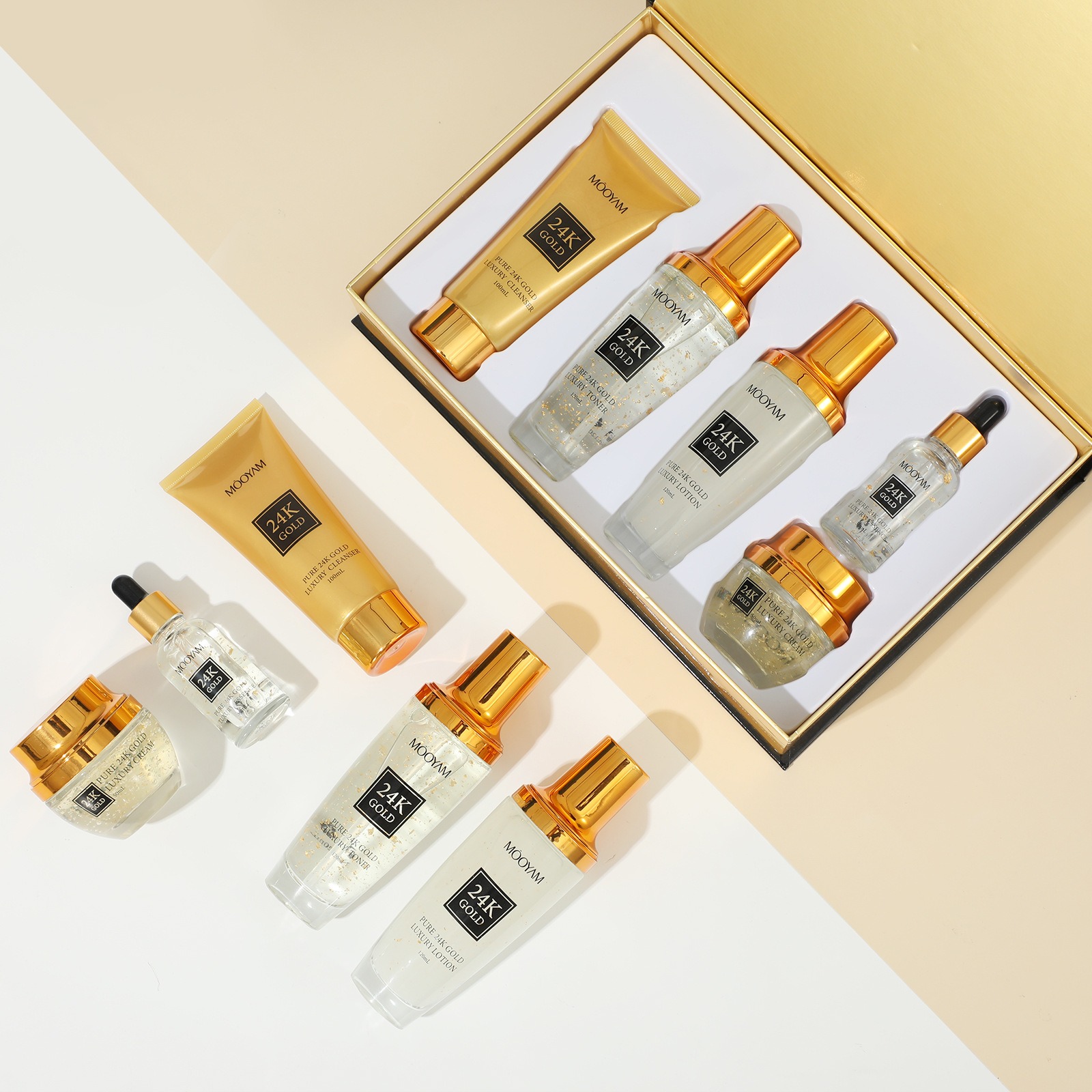 24K Gold LUXURY Moisturizin An - Luxury Skincare Sets のレビューと価格