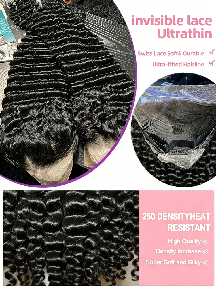 13x6 HD Loose Deep Wave Lace F - Luxury Skincare Lines のレビューと価格