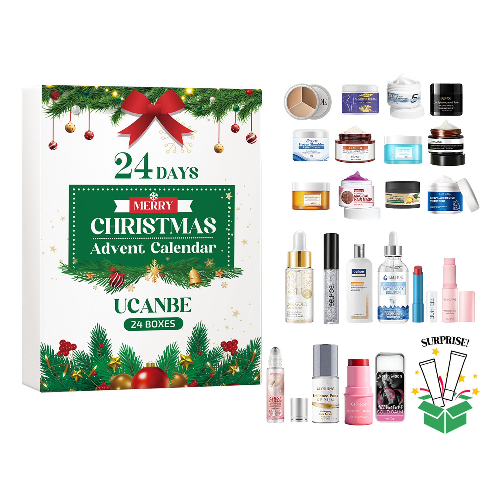 Christmas Beauty Advents Calen - Luxury Skincare Sets のレビューと価格