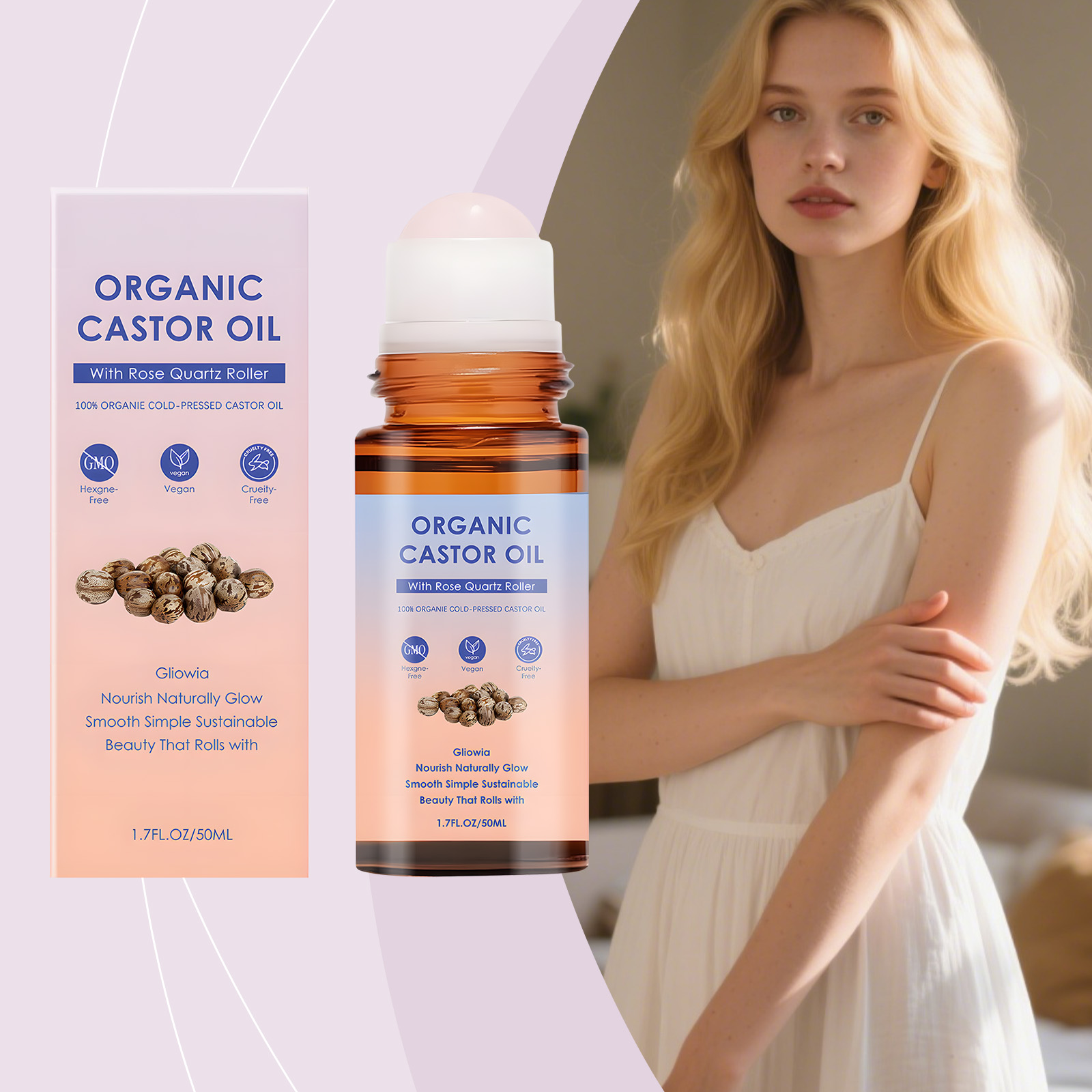 Natural Organic Castor Oil Col - Cold Pressed Rose Hip のレビューと価格