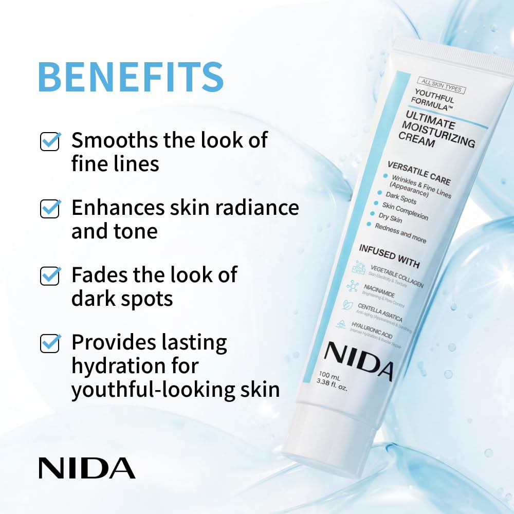 NIDA Moisturizing Cream+Sunscr - Luxury Skincare Products のレビューと価格