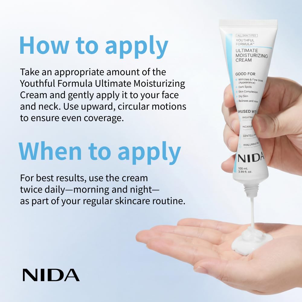 NIDA Moisturizing Cream+Sunscr - Luxury Skincare Products のレビューと価格