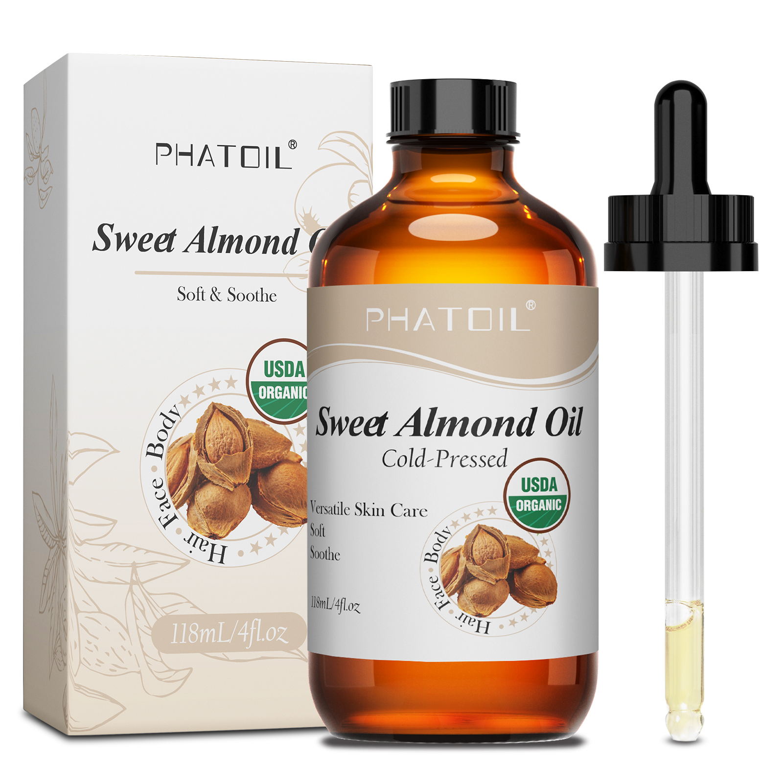 PHATOIL 118ML Rosehip Oil Orga - Cold Pressed Rose Hip のレビューと価格